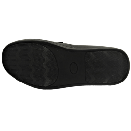 کفش مردانه چرم طبیعی کالج کشی مشکی  ارسال رایگان با گارانتی