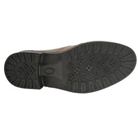 کفش مردانه چرم طبیعی نیم بوت آیسان زیپ دار عسلی ارسال رایگان با گارانتیAISAN