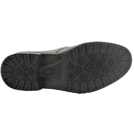 کفش مردانه چرم طبیعی نیم بوت آیسان زیپ دار برت مشکی  ارسال رایگان با گارانتیAISAN