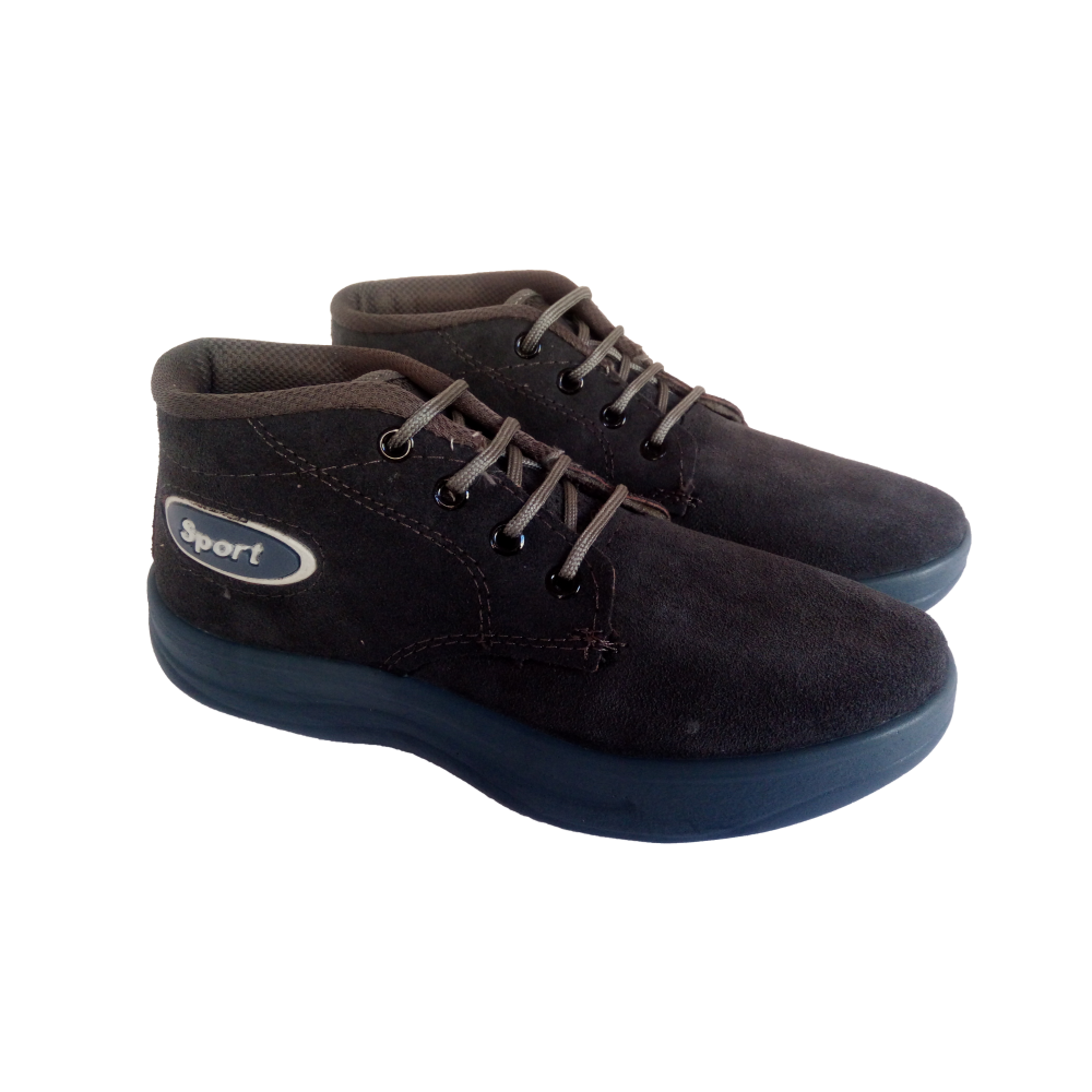 کفش مردانه چرم طبیعی اشبالت نیم بوت کوهستان نیلی ارسال رایگانKOHESTAN