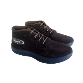 کفش مردانه چرم طبیعی اشبالت نیم بوت کوهستان نیلی ارسال رایگانKOHESTAN