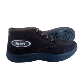 کفش مردانه چرم طبیعی اشبالت نیم بوت کوهستان نیلی ارسال رایگانKOHESTAN