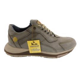 کفش مردانه چرم طبیعی نمونه بندی خاکستری  ارسال رایگان با گارانتیNEMOONEH