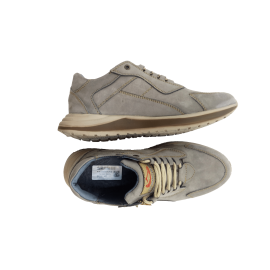 کفش مردانه چرم طبیعی نمونه بندی خاکستری  ارسال رایگان با گارانتیNEMOONEH