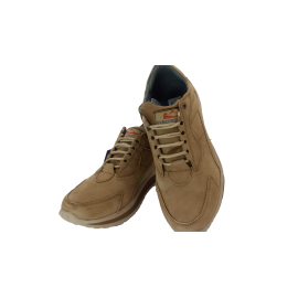 کفش مردانه چرم طبیعی نمونه بندی بژ  ارسال رایگان با گارانتیNEMOONEH