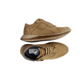 کفش مردانه چرم طبیعی نمونه بندی بژ  ارسال رایگان با گارانتیNEMOONEH