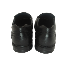 کفش مردانه چرم طبیعی رویال کشی مشکی  ارسال رایگان با گارانتیROYAL