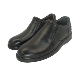 کفش مردانه چرم طبیعی پولیشی رویال کشی مشکی  ارسال رایگان با گارانتی