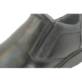 کفش مردانه چرم طبیعی پولیشی رویال کشی مشکی  ارسال رایگان با گارانتی