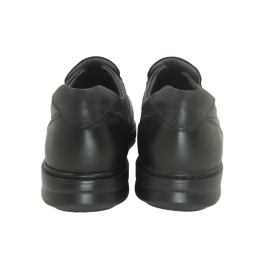 کفش مردانه چرم طبیعی پولیشی رویال بندی مشکی ارسال رایگان با گارانتی