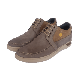 کفش مردانه چرم طبیعی اسپایدر فیلی روشن  ارسال رایگان با گارانتی SPIDER