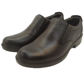 کفش مردانه چرم طبیعی اکو کشی قهوه ای  ارسال رایگان با گارانتیECCO