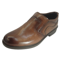 کفش مردانه چرم مصنوعی لرد کشی عسلی  ارسال رایگان 