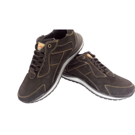 کفش مردانه چرم طبیعی نمونه بندی مشکی  ارسال رایگان با گارانتیNEMOONEH