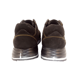 کفش مردانه چرم طبیعی نمونه بندی مشکی  ارسال رایگان با گارانتیNEMOONEH