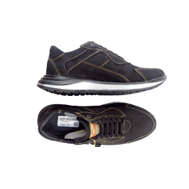 کفش مردانه چرم طبیعی نمونه بندی مشکی  ارسال رایگان با گارانتیNEMOONEH