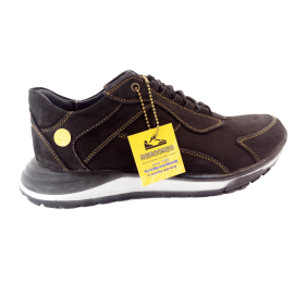 کفش مردانه چرم طبیعی نمونه بندی مشکی  ارسال رایگان با گارانتیNEMOONEH