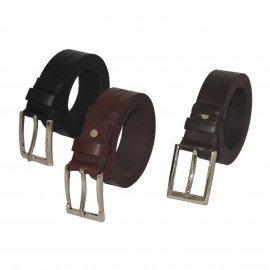 کمربند چرم طبیعی مردانه مشکی 3 سانتی ارسال رایگان