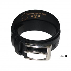 کمربند چرم طبیعی مردانه مشکی 3 سانتی ارسال رایگان