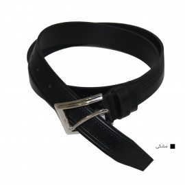 کمربند چرم طبیعی مردانه مشکی 3 سانتی ارسال رایگان