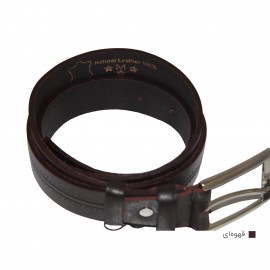 کمربند چرم طبیعی مردانه قهوه ای 3 سانتی ارسال رایگان