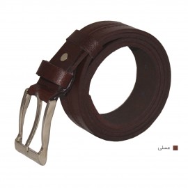 کمربند چرم طبیعی مردانه عسلی 3 سانتی ارسال رایگان