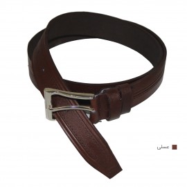کمربند چرم طبیعی مردانه عسلی 3 سانتی ارسال رایگان