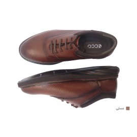 کفش مردانه چرم طبیعی آتیلا عسلی  ارسال رایگان با گارانتیATEILA