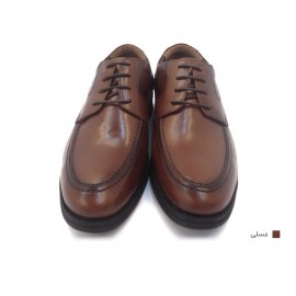 کفش مردانه چرم طبیعی کلاسیک ساعتی عسلی  ارسال رایگان با گارانتی