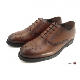 کفش مردانه چرم طبیعی کلاسیک بوته عسلی  ارسال رایگان با گارانتی