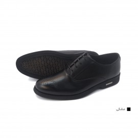 کفش مردانه چرم طبیعی کلاسیک بوته مشکی  ارسال رایگان با گارانتی