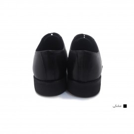 کفش مردانه چرم طبیعی کلاسیک بوته مشکی  ارسال رایگان با گارانتی