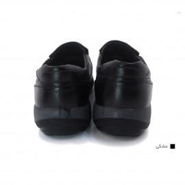 کفش مردانه چرم طبیعی موناکو کشی مشکی  ارسال رایگان با گارانتیMONAKO