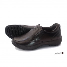 کفش مردانه چرم طبیعی موناکو کشی قهوه ای  ارسال رایگان با گارانتیMONAKO