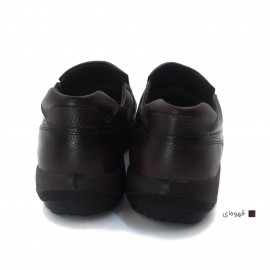 کفش مردانه چرم طبیعی موناکو کشی قهوه ای  ارسال رایگان با گارانتیMONAKO