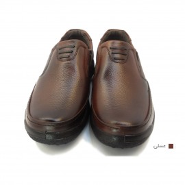 کفش مردانه چرم طبیعی موناکو کشی عسلی ارسال رایگان با گارانتیMONAKO