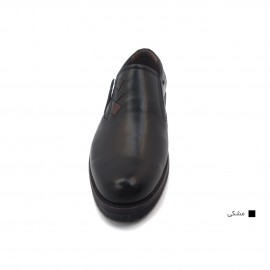 کفش مردانه چرم طبیعی ماهان مشکی  ارسال رایگان با گارانتیMAHAN