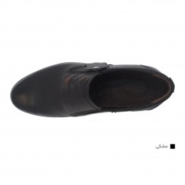 کفش مردانه چرم طبیعی ماهان مشکی  ارسال رایگان با گارانتیMAHAN