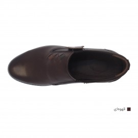 کفش مردانه چرم طبیعی ماهان قهوه‌ای  ارسال رایگان با گارانتیMAHAN