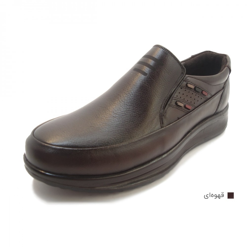 کفش مردانه چرم طبیعی مارکو کشی قهوه ای  ارسال رایگان با گارانتیMARKO