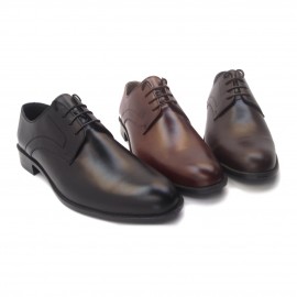 کفش مردانه چرم طبیعی مجلسی آراد قهوه‌ای ارسال رایگان با گارانتیARAD