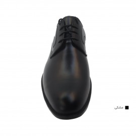 کفش مردانه چرم طبیعی مجلسی آراد مشکی  ارسال رایگان با گارانتیARAD