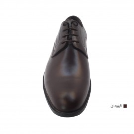 کفش مردانه چرم طبیعی مجلسی آراد قهوه‌ای ارسال رایگان با گارانتیARAD