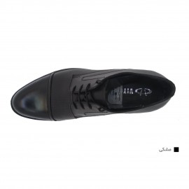 کفش مردانه چرم طبیعی مجلسی مارتین مشکی ارسال رایگان با گارانتیMARTEIN