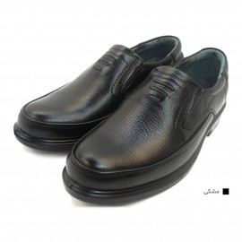 کفش مردانه چرم طبیعی  وستا کشی مشکی  ارسال رایگان با گارانتیVESTA