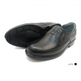 کفش مردانه چرم طبیعی  وستا کشی مشکی  ارسال رایگان با گارانتیVESTA