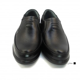 کفش مردانه چرم طبیعی  وستا کشی مشکی  ارسال رایگان با گارانتیVESTA