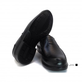 کفش مردانه چرم طبیعی  وستا کشی مشکی  ارسال رایگان با گارانتیVESTA