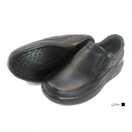 کفش مردانه چرم طبیعی کارس کشی مشکی  ارسال رایگان با گارانتی