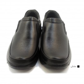 کفش مردانه چرم طبیعی کارس کشی مشکی  ارسال رایگان با گارانتی